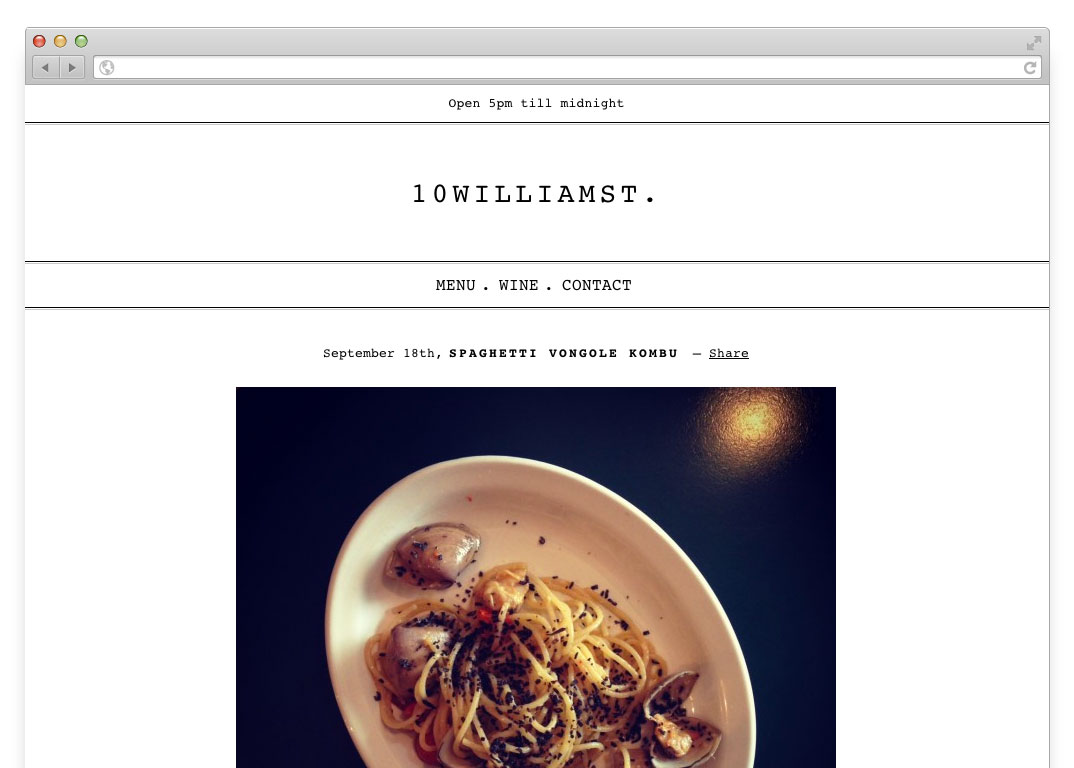 10 William St: